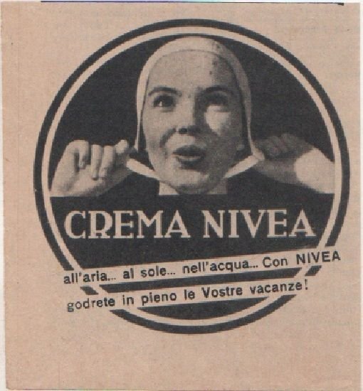 Advertising - Crema Nivea - Pubblicità 1953