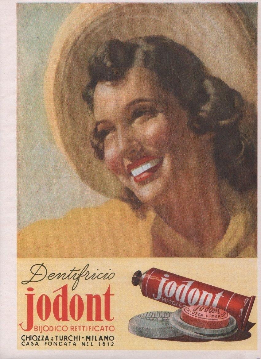 Advertising - Dentifricio Jodont - Pubblicità 1944