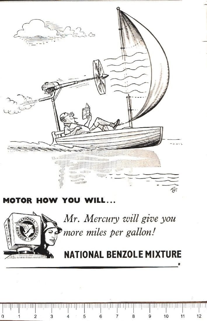 Advertising - National Benzole Mixture - 1951