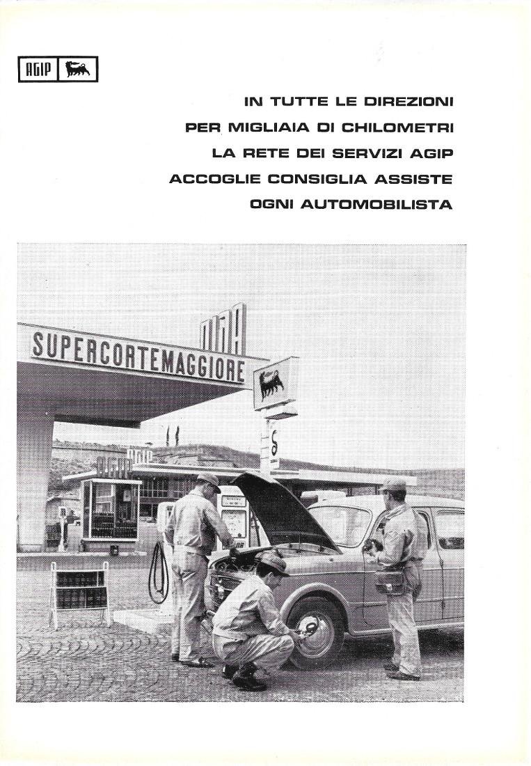 Agip Supercortemaggiore. Advertising 1960