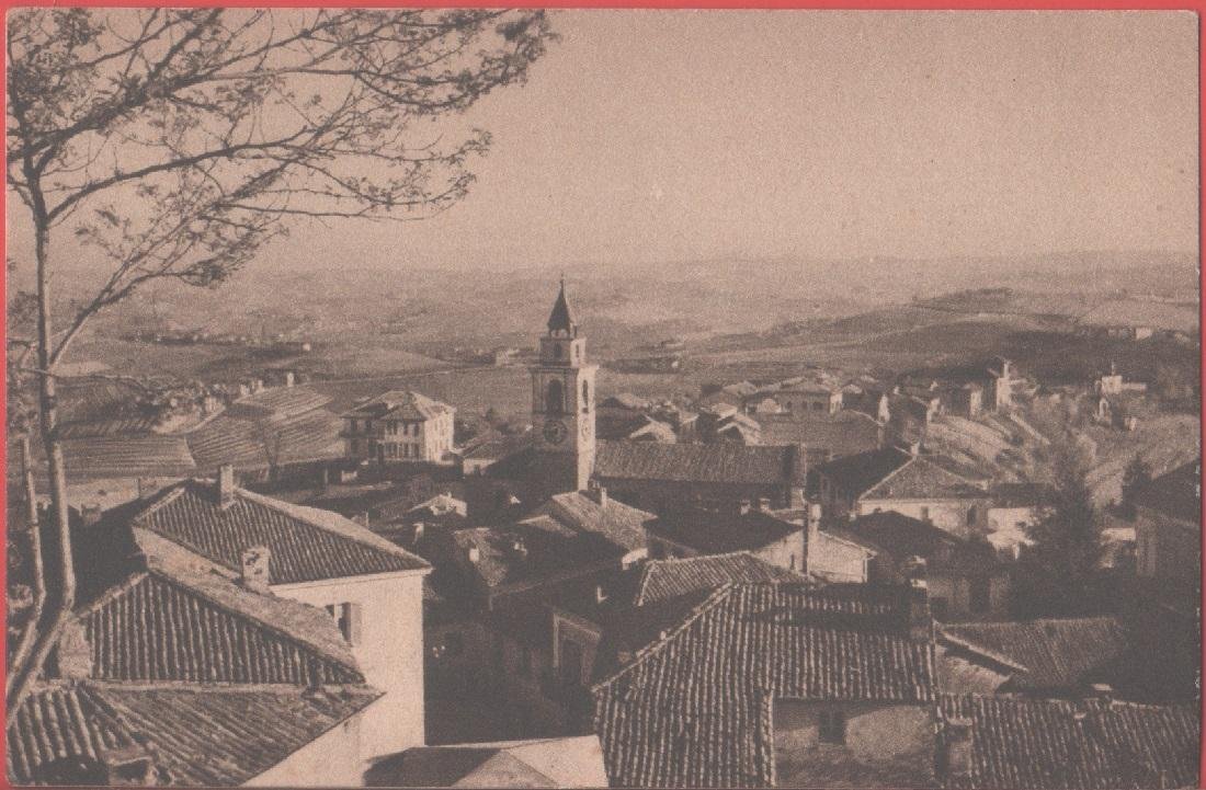 Agliano d'Asti (AT). Panorama. Non viaggiata. Originale d'epoca.