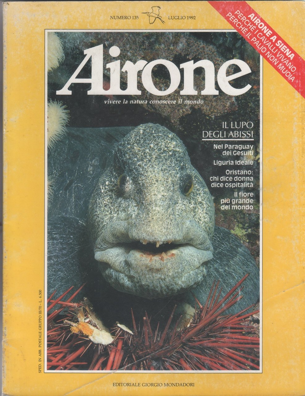 Airone rivista. n. 135, maggio 1992