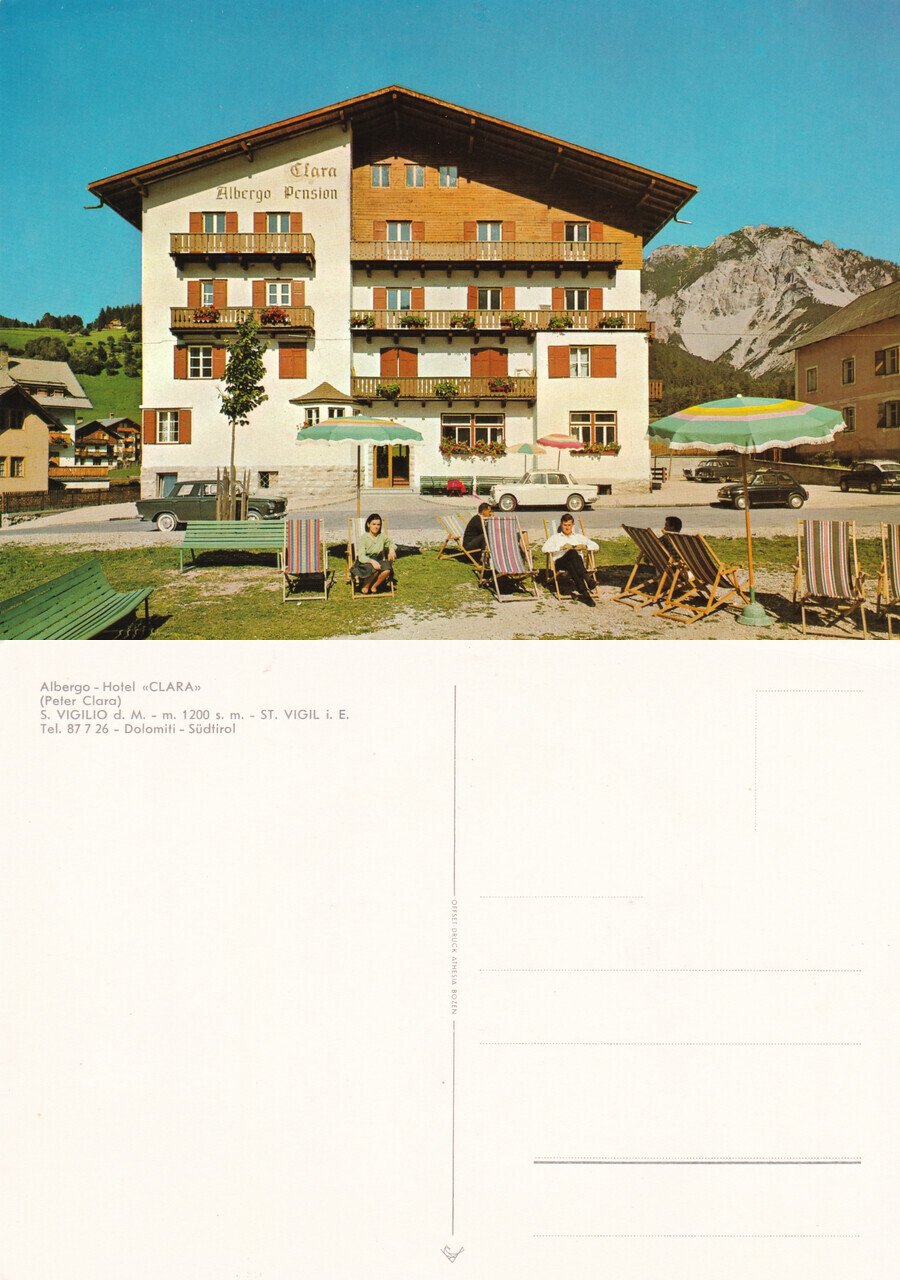 Albergo Hotel Clara. S. Vigilio (TN). Non viaggiata