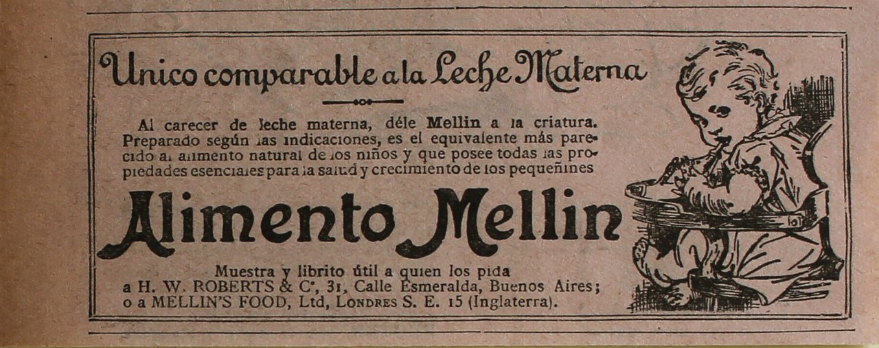 Alimento Mellin - Advertising 1922