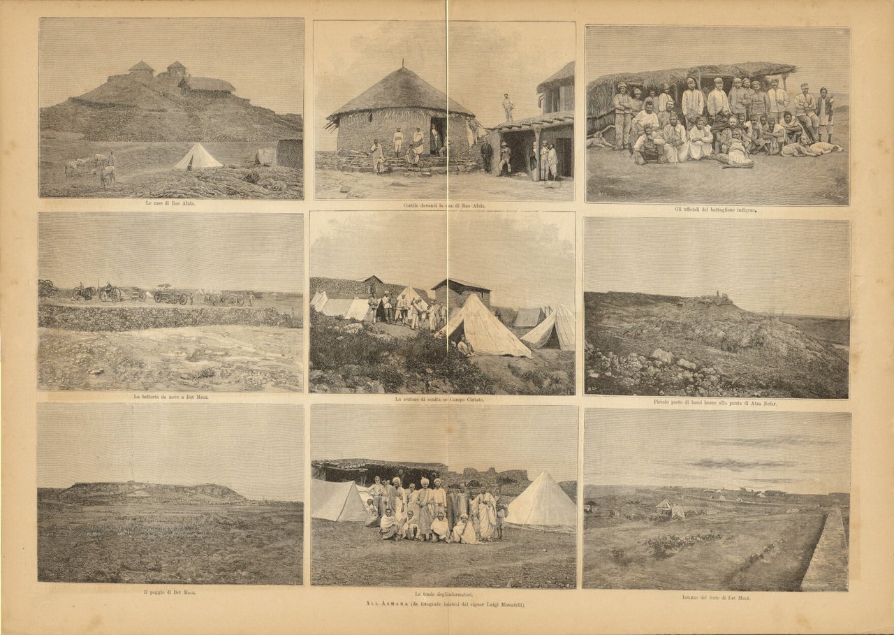 All'Asmara. Stampa 1889