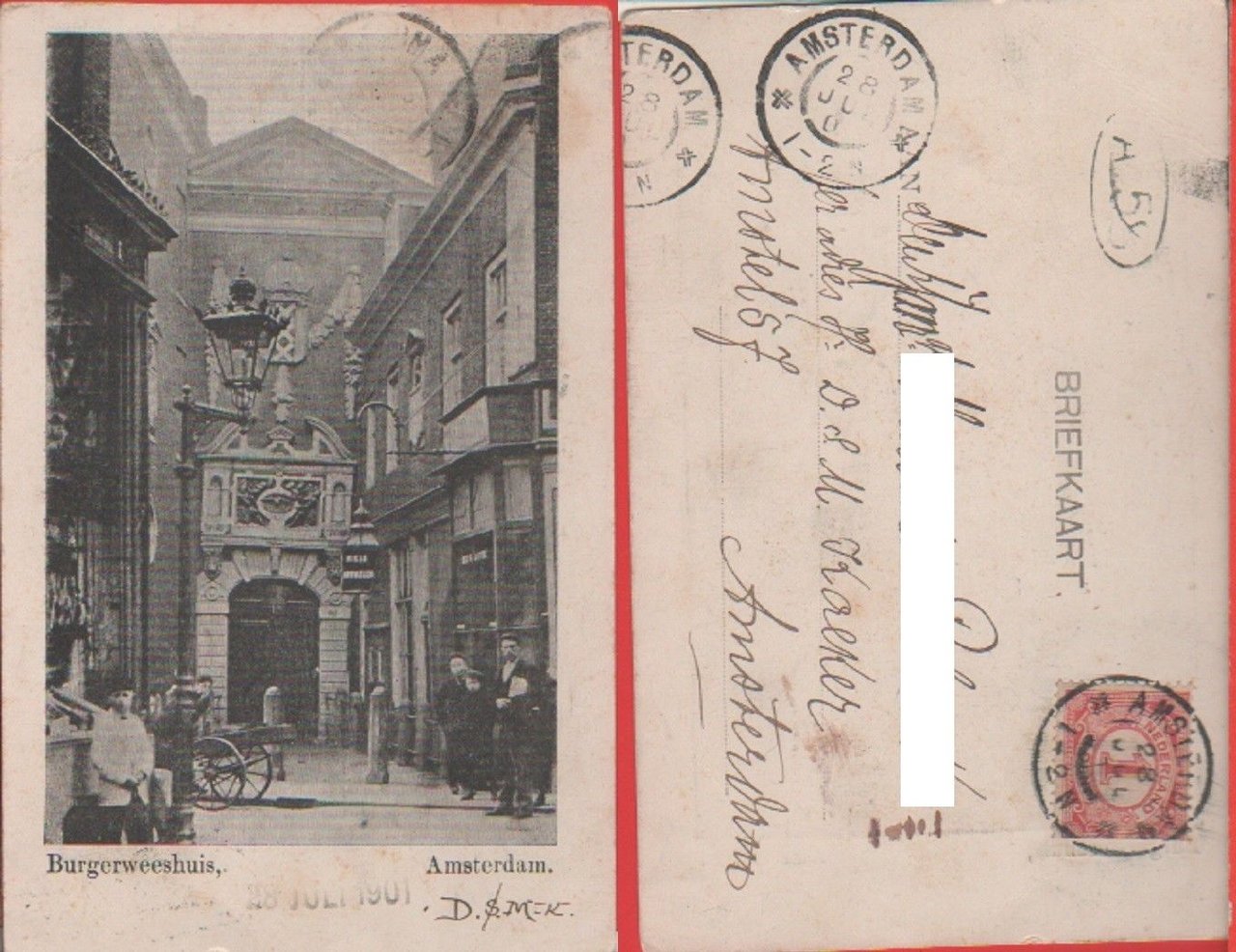 Amsterdam. Burgerweeshuis - Viaggiata 1901