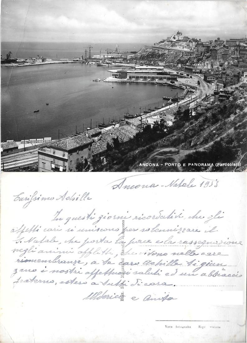Ancona. Porto. Viaggiata 1953