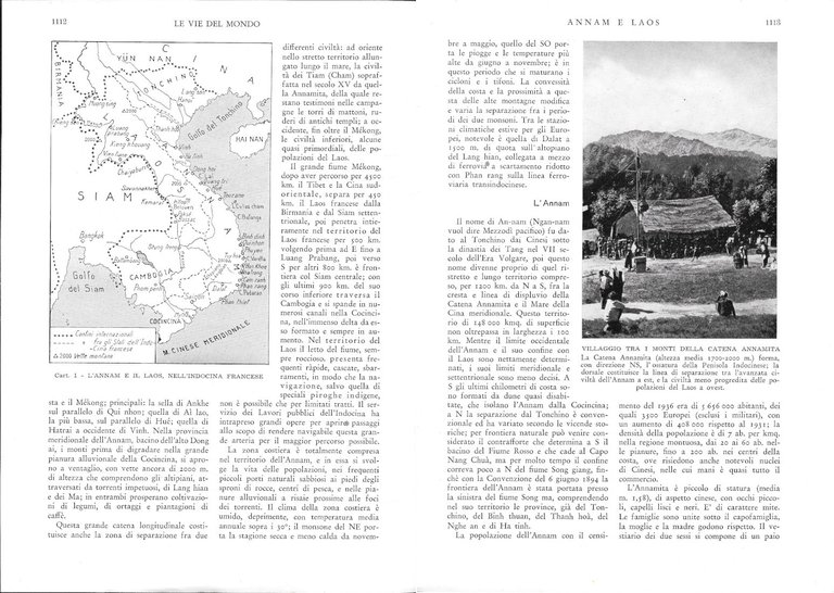 Annam e Laos - Estratto 1939