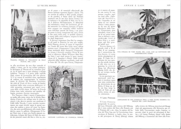 Annam e Laos - Estratto 1939