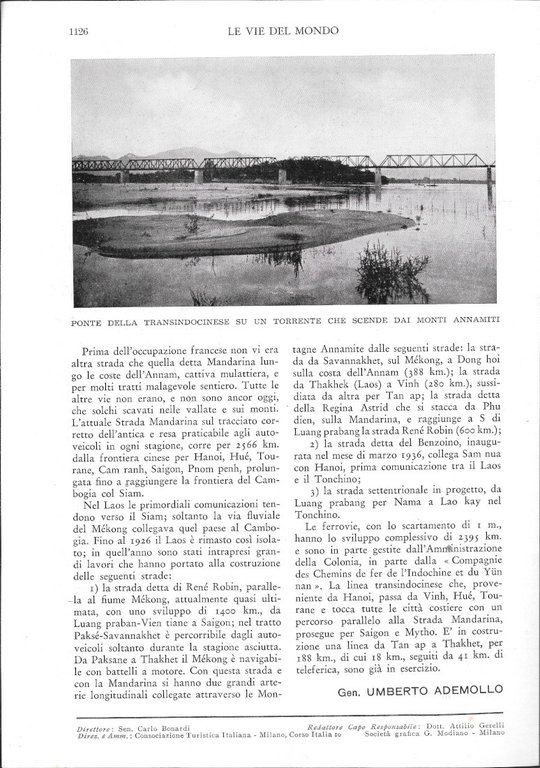 Annam e Laos - Estratto 1939