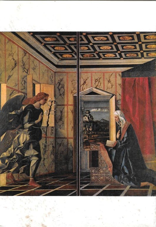 Annunciazione ( G. Bellini). Venezia. Galleria dell'Accademia. Non viaggiata