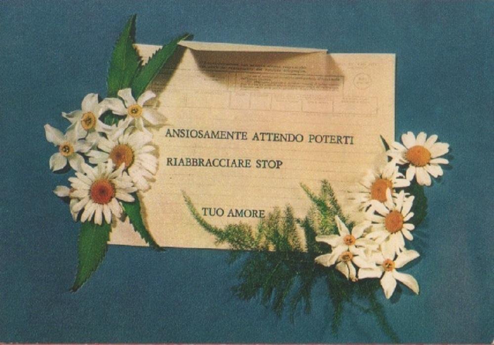 Ansiosamente attendo poterti riabbracciare stop. Non viaggiata