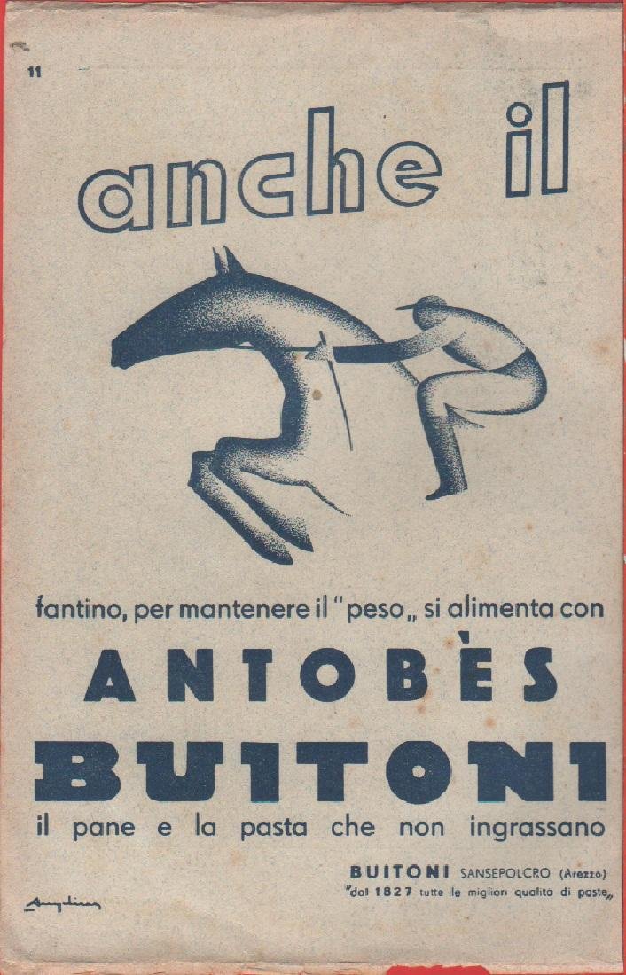 Antobès Buitoni - Pubblicità 1936