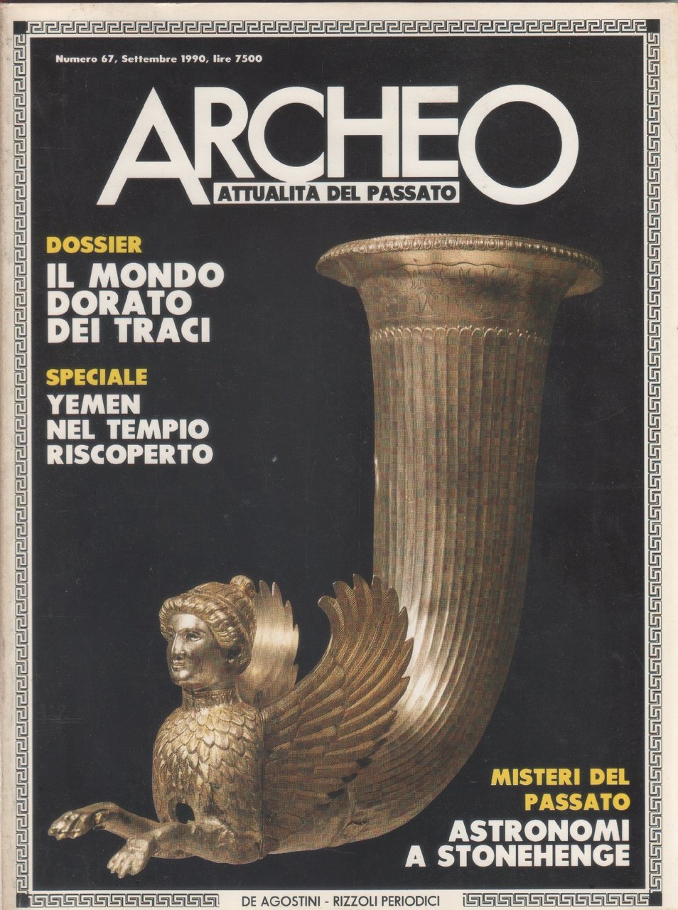 Archeo. n. 67 settembre 1990 | Immagine principale