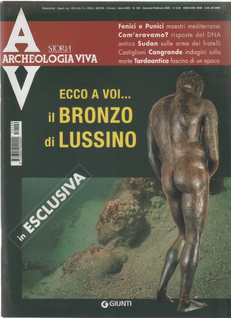 Archeologia Viva n. 109 - gennaio/febbraio 2005