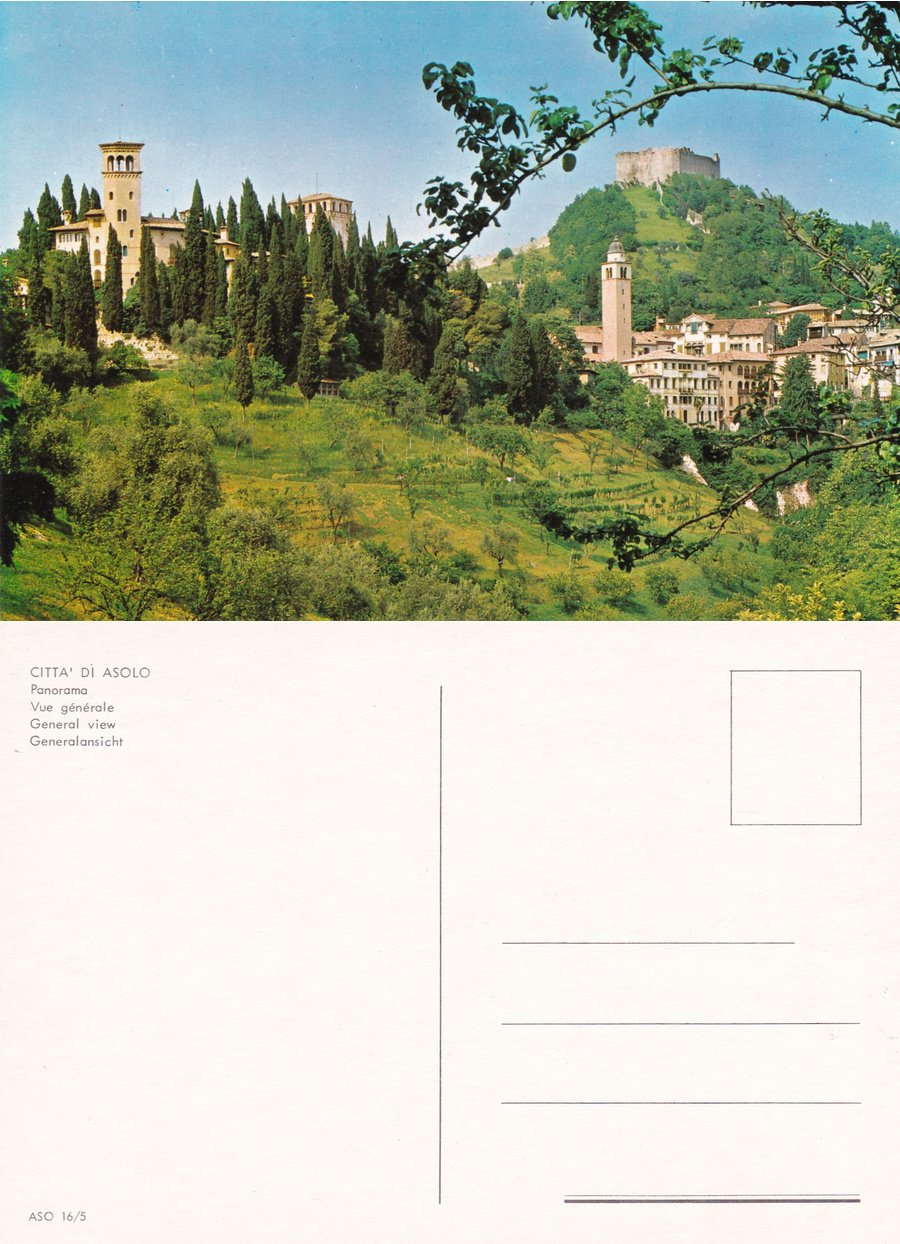 Asolo (TV). Panorama. Non viaggiata