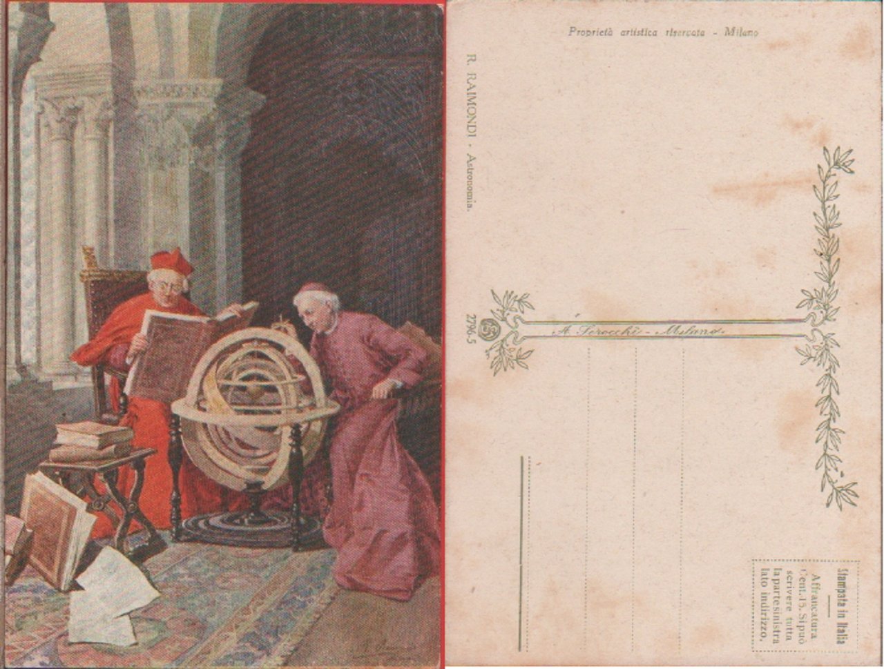 Astronomia. R. Raimondi - non viaggiata