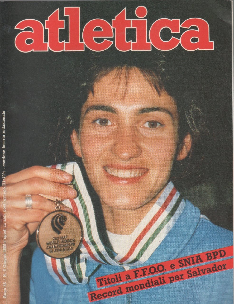 Atletica. Rivista. 1989 n. 6 | Immagine principale