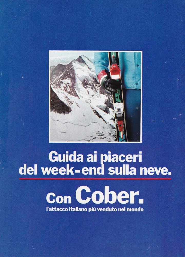 Attacchi Cober/Skiboots Roces. Advertising 1977