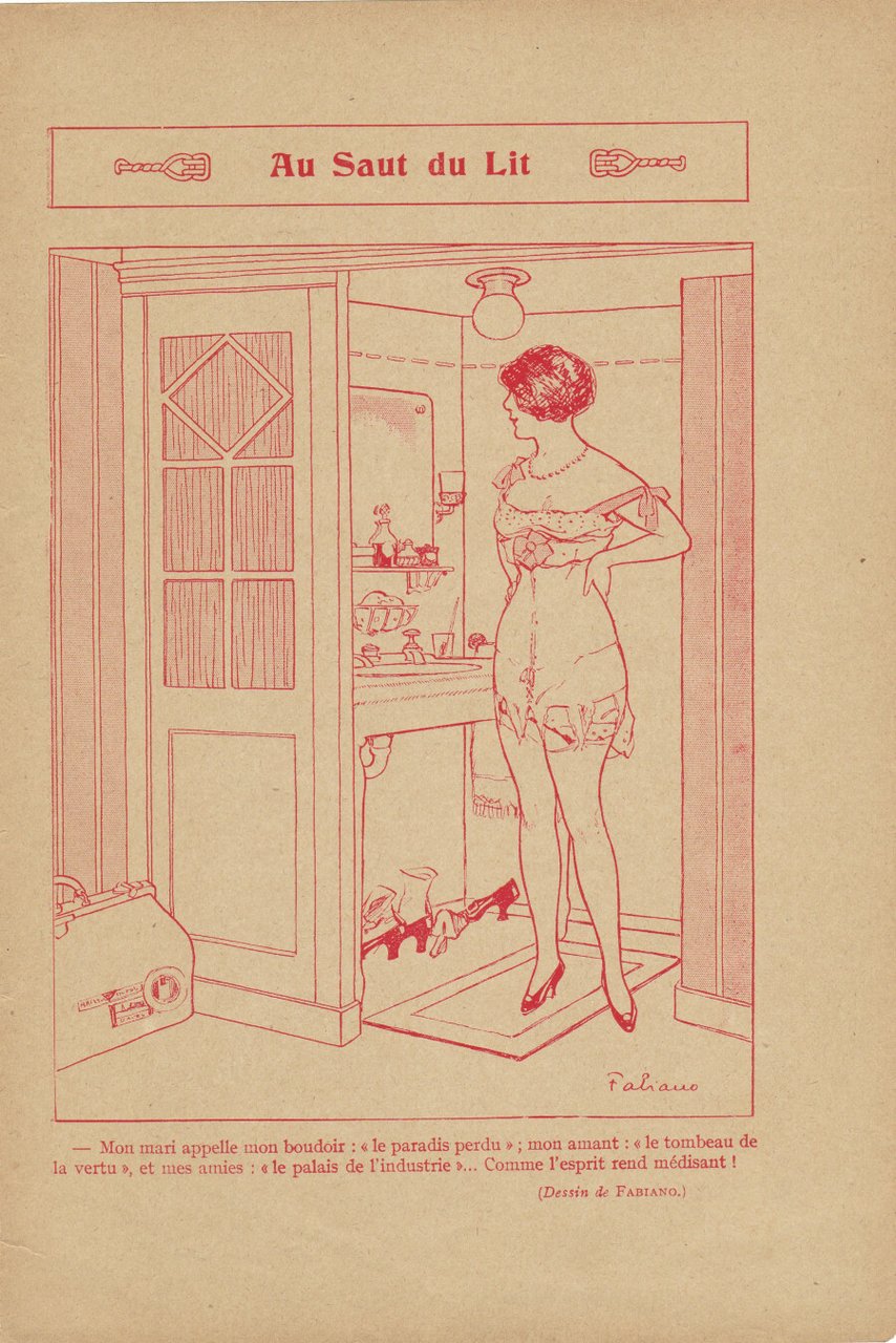 Au saut du lit. (ill. Fabiano). Stampa 1913