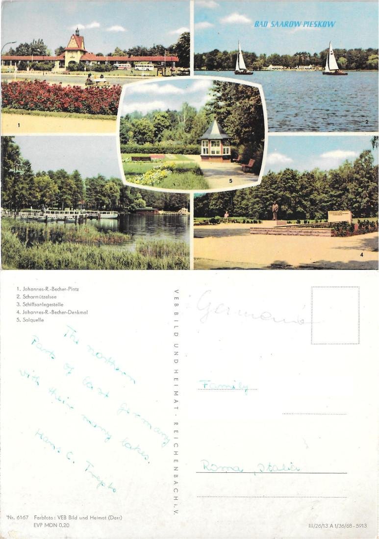 Bad Saarow Pieskow. Non viaggiata