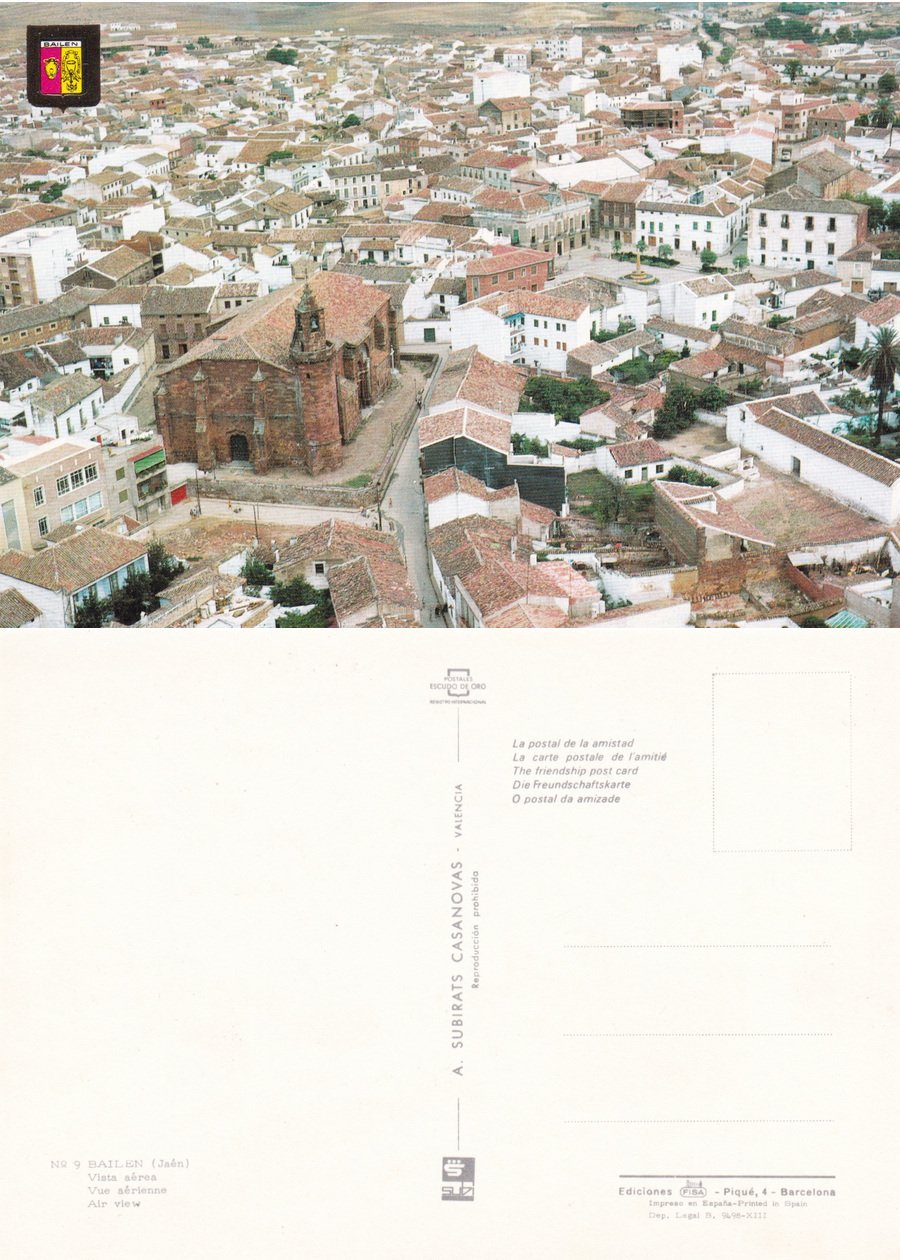 Bailen (Jaen) Vista aerea. Non viaggiata