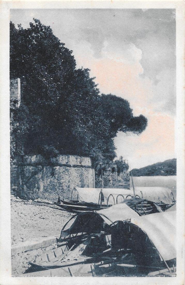 Barche lariane. Non viaggiata, originale d'epoca