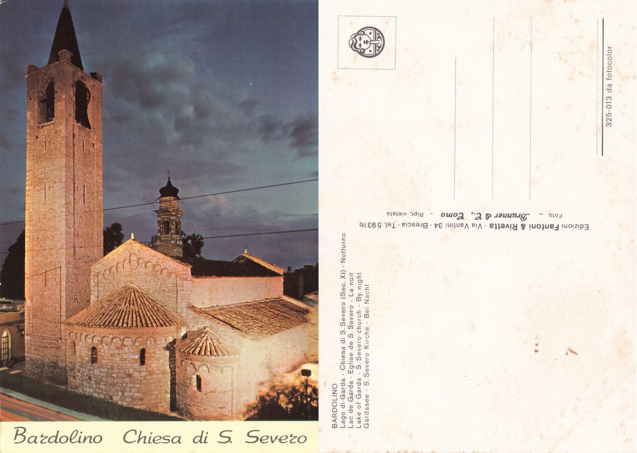 Bardolino (VR). Chiesa di S. Severo. Non viaggiata
