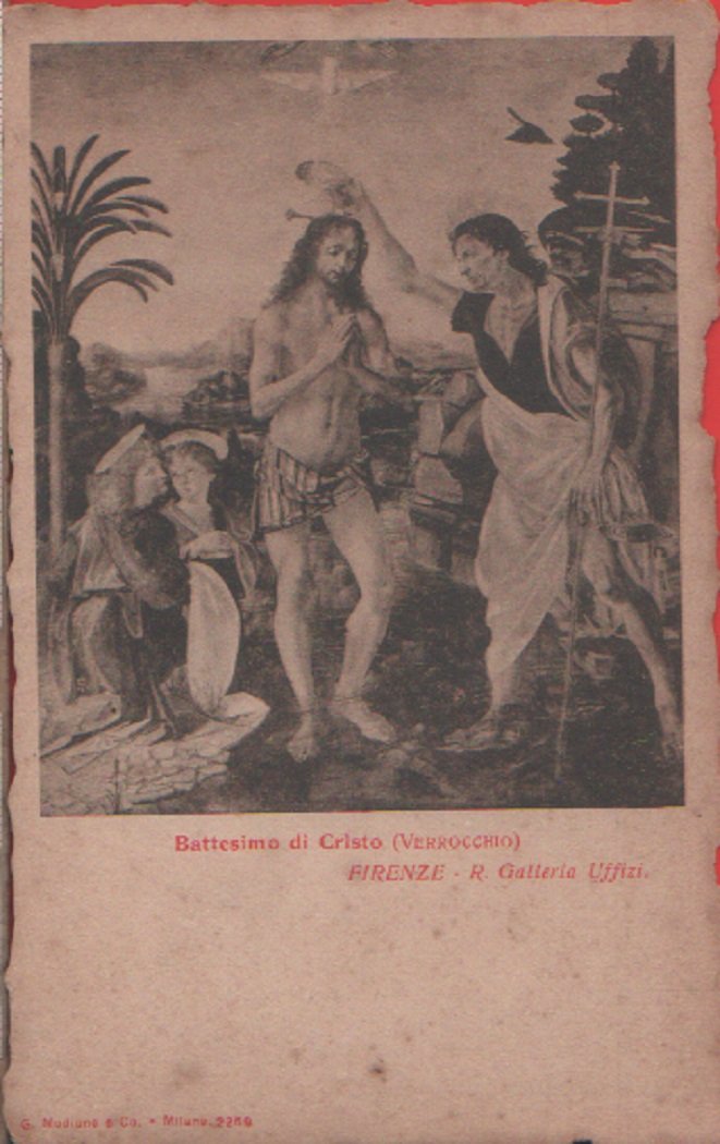 Battesimo di Cristo (Verrocchio) - Non viaggiata