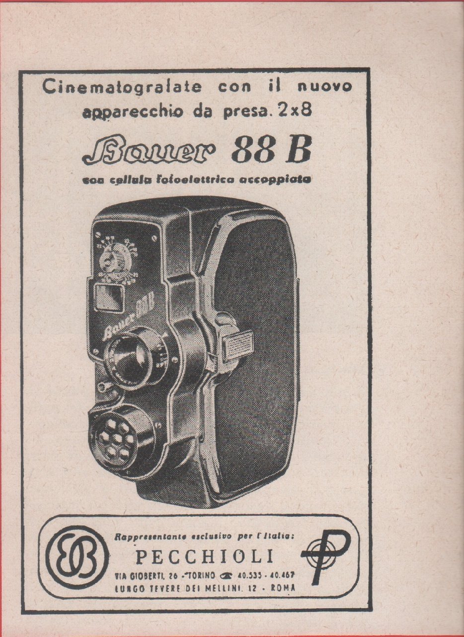 Bauer 88B 2x8. Advertising 1957