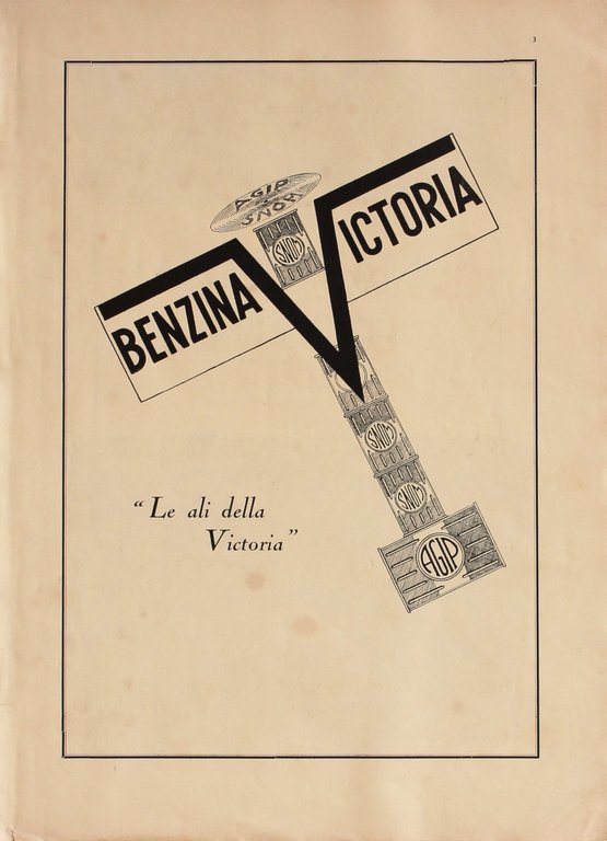 Benzina Victoria / SNIA Viscosa.  Advertising  1927