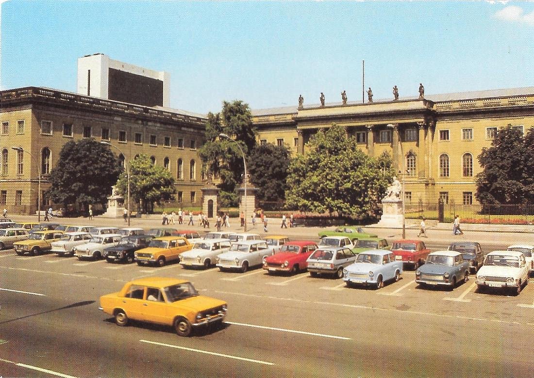 Berlino est (DDR). Humbolt Universitat Unter der Linden. Non viaggiata, …