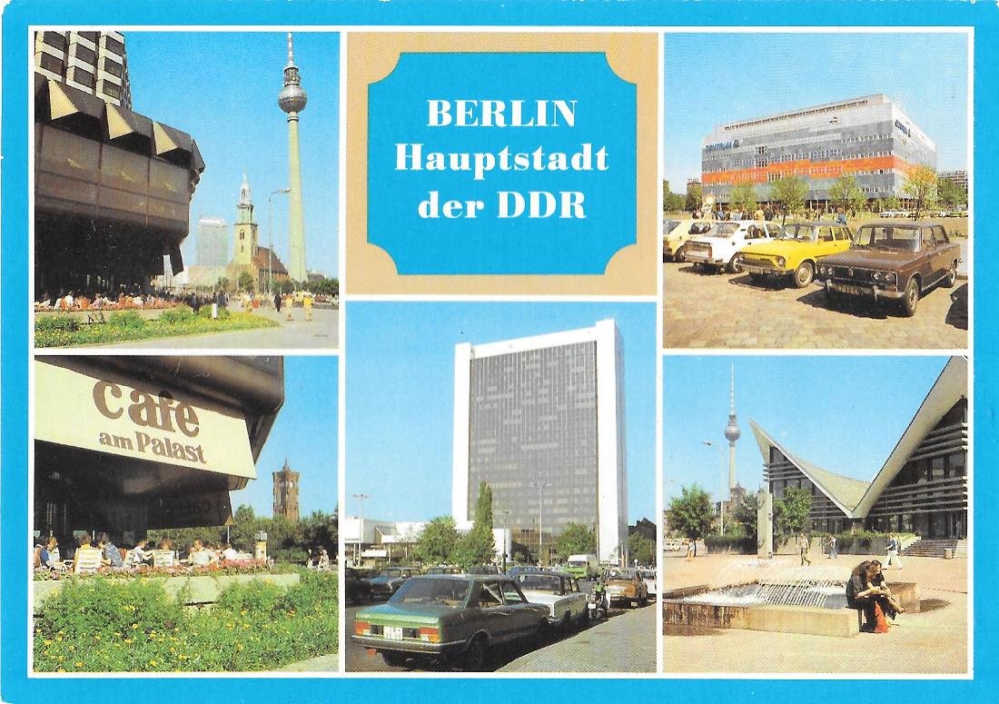 Berlino Haupstadt der DDR. Cinque vedute. Non viaggiata