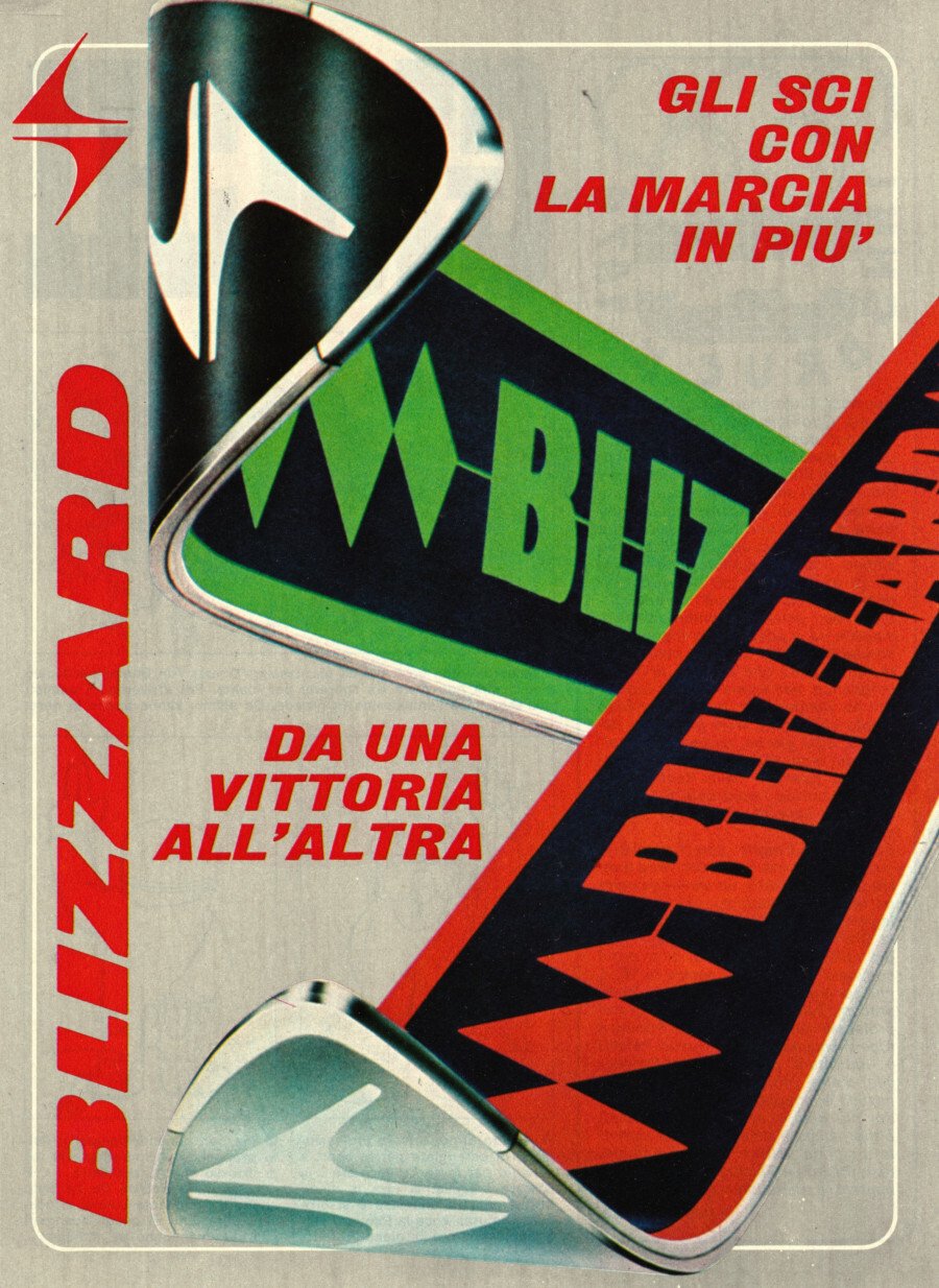 Blizzard da una vittoria all'altra. Advertising 1976