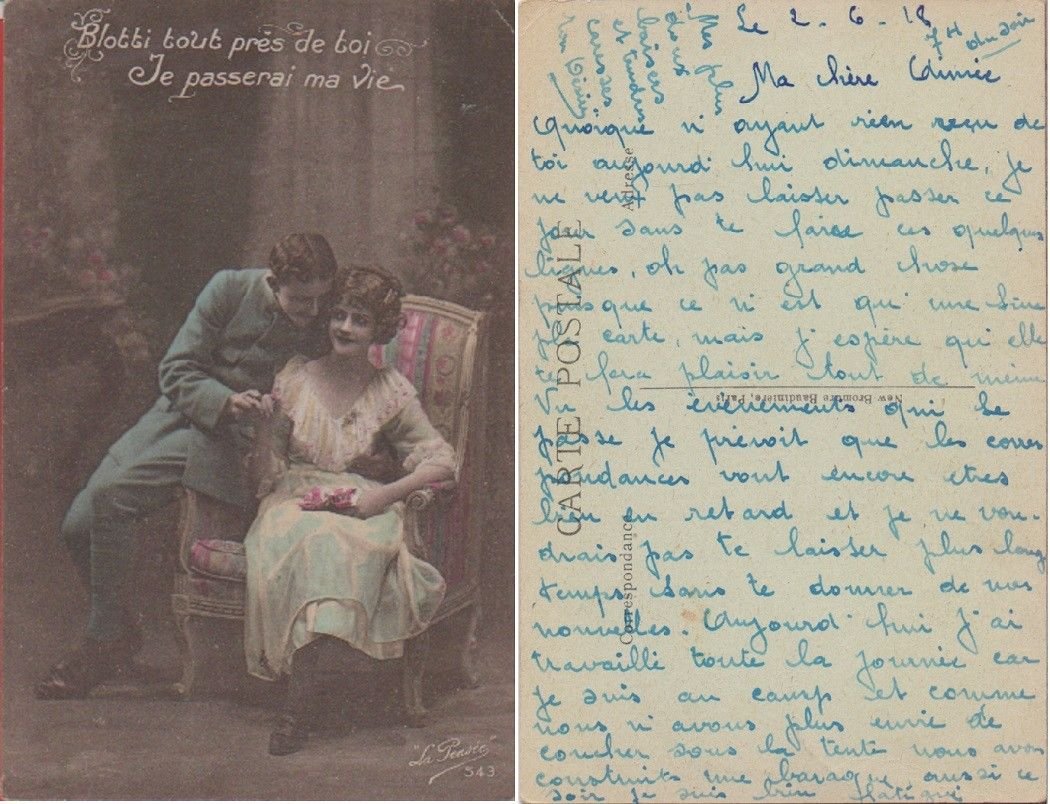 Blottti tout pres de toi. Je passerai ma vie. Viaggiata …