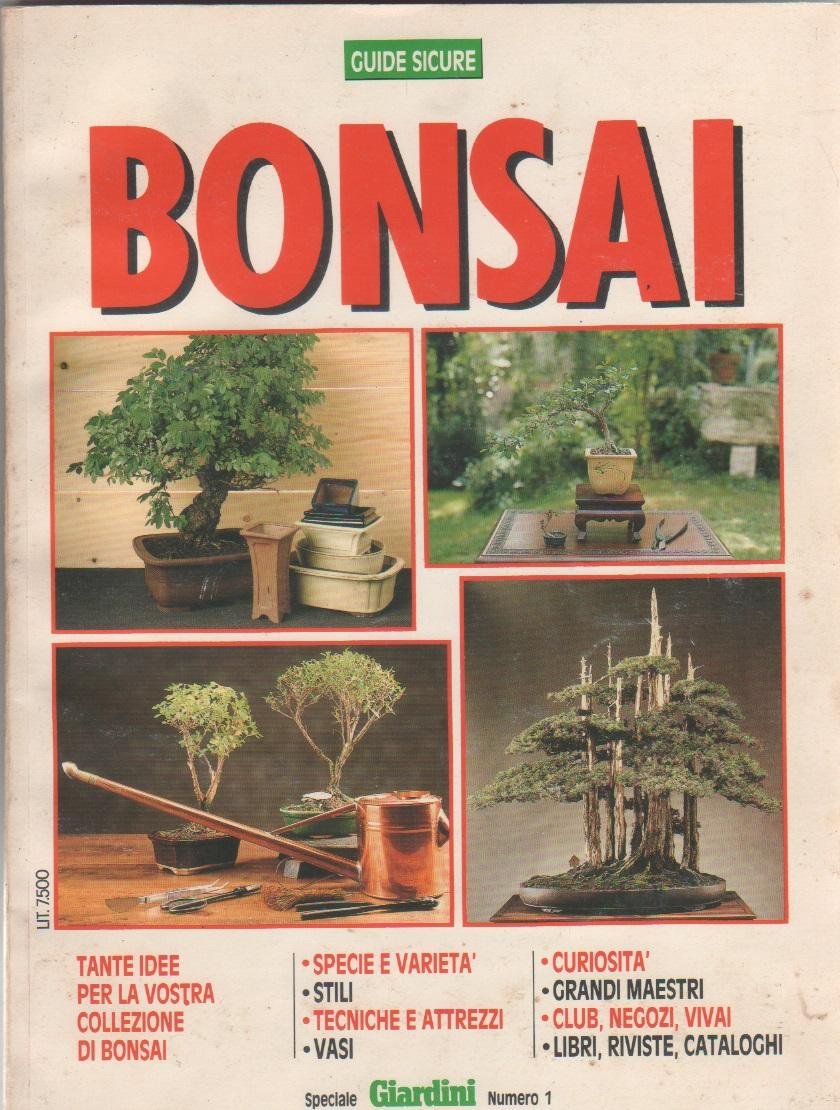 Bonsai n. 1. 1987. Supplemento n. 40 di Giardini