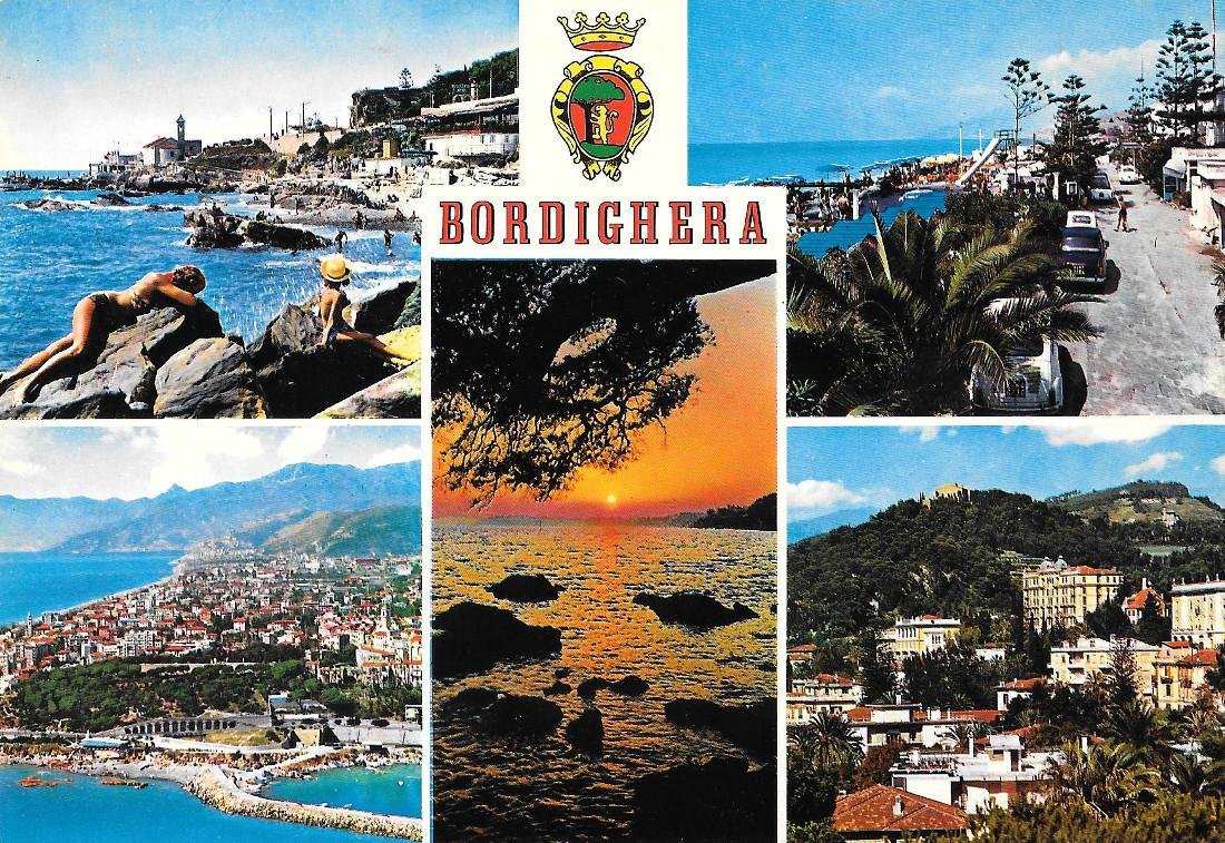 Bordighera. Cinque vedute. Non viaggiata