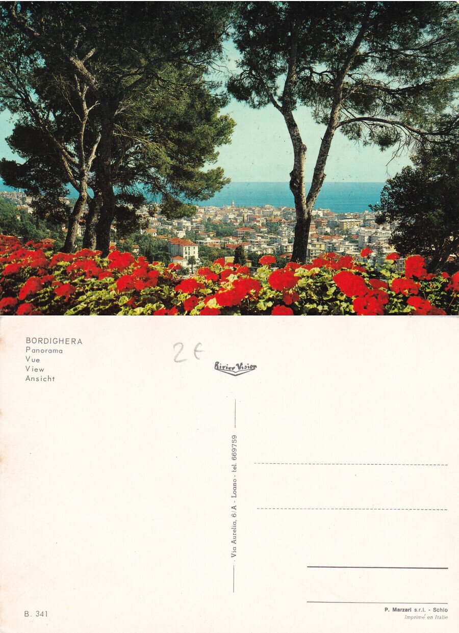 Bordighera (IM). Panorama. Non viaggiata