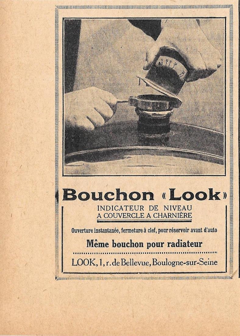 Bouchon Look. Indicateur de niveau a couvercle a charnière. Pubblicita …