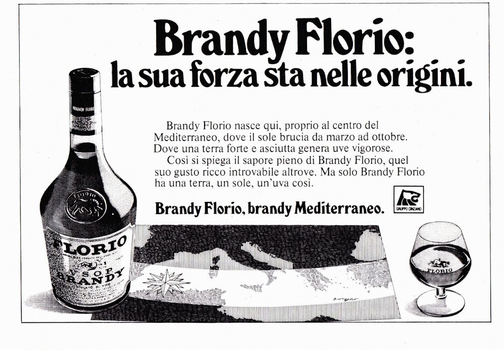 Brandy Florio la sua forza sta nelle origini. Advertising 1977