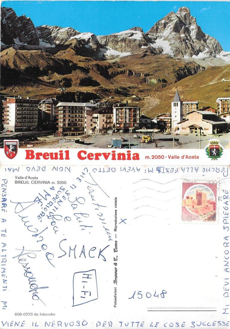 Breuil Cervinia (AO). Viaggiata