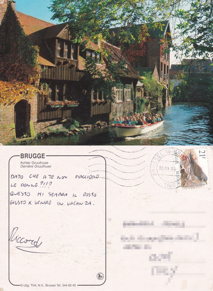 Brugge. Achter Gruuthuse - Viaggiata 1999