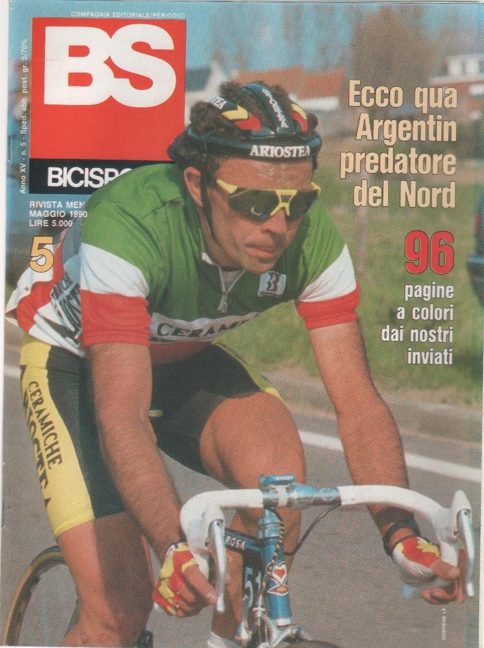 BS bicisport. 1990. n. 5. Argentin predatore del Nord.....