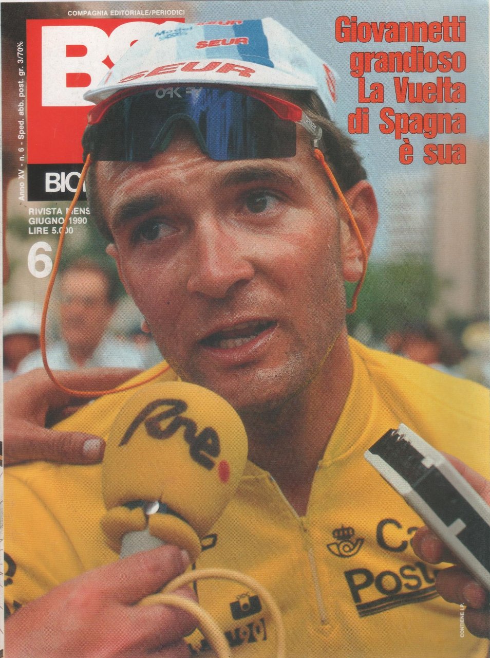 BS bicisport. 1990. n. 6. Giovanetti vince la Vuelta.....