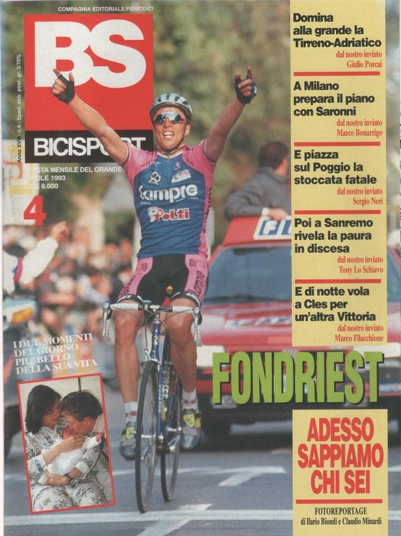 BS bicisport. 1993. n. 4. Fondriest, Girardengo