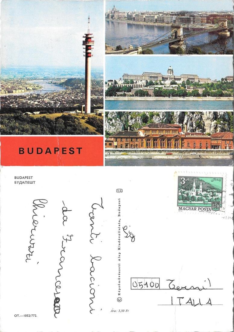 Budapest. Viaggiata