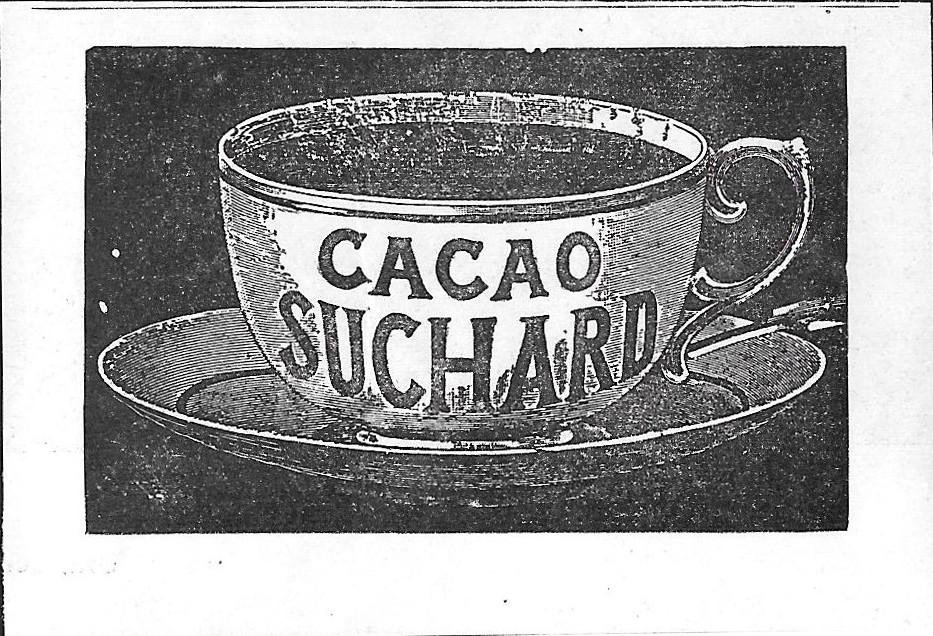 Cacao Suchard. Advertising 1901