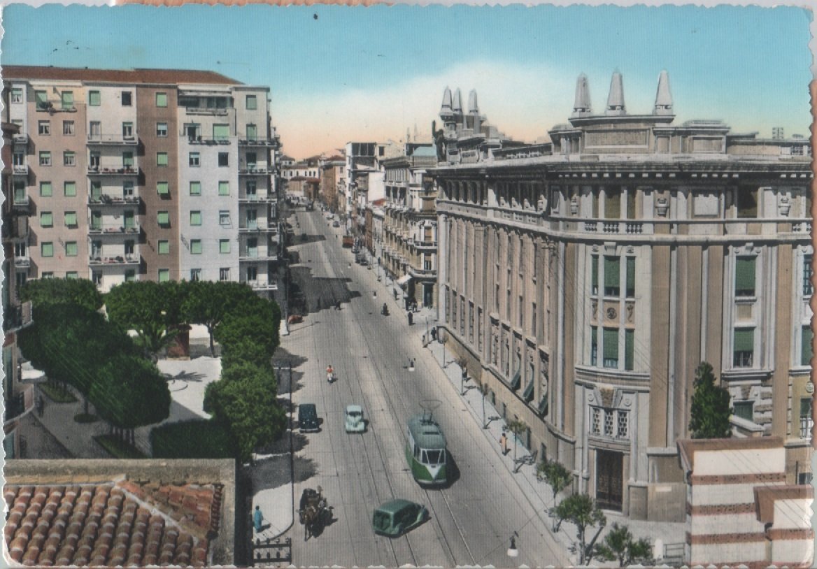 Cagliari. Via Sonnino. Viaggiata 1959