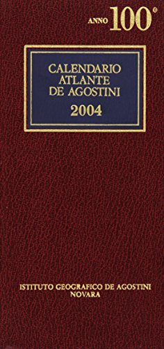 Calendario atlante De Agostini 2004