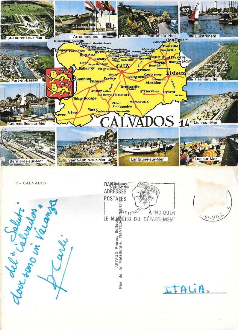 Calvados. Vedutine. Viaggiata